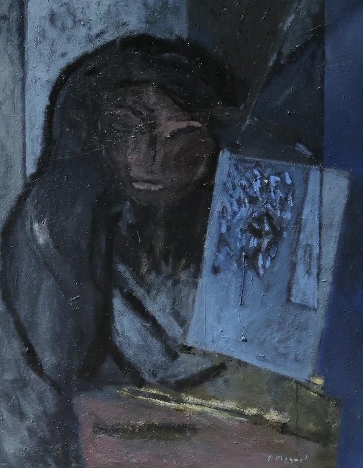 26107 - PLAGNOL Serge - Visage dans l'atelier – Image 3